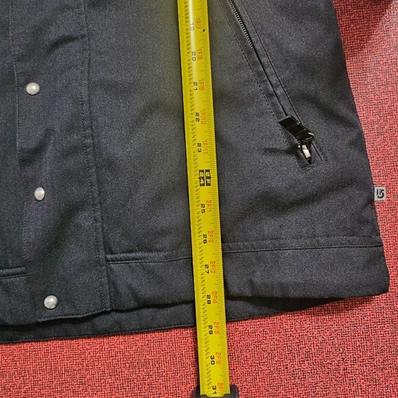 Burton Dryride Full Zip Hooded Ski Snowboard Jacket S Black Pineview Gorpcore - Picture 8 of 12